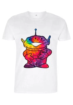 Disney Toy Story Tie Dye Alien Unisex - T-Shirt Print - White -Mode Verkoop 03ef3298640b4d7597b79902ebe172dc