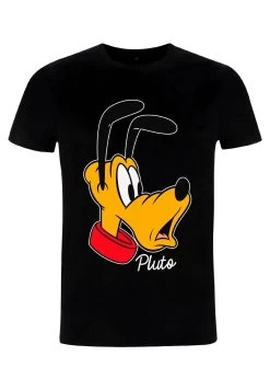 Disney Classics Mickey Classic - Pluto Big Face - T-Shirt Print - Black -Mode Verkoop 04ba89ddd4e04875a865d7b440237dbc