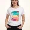 Disney Princesses Princess Adjectives - T-Shirt Print - White