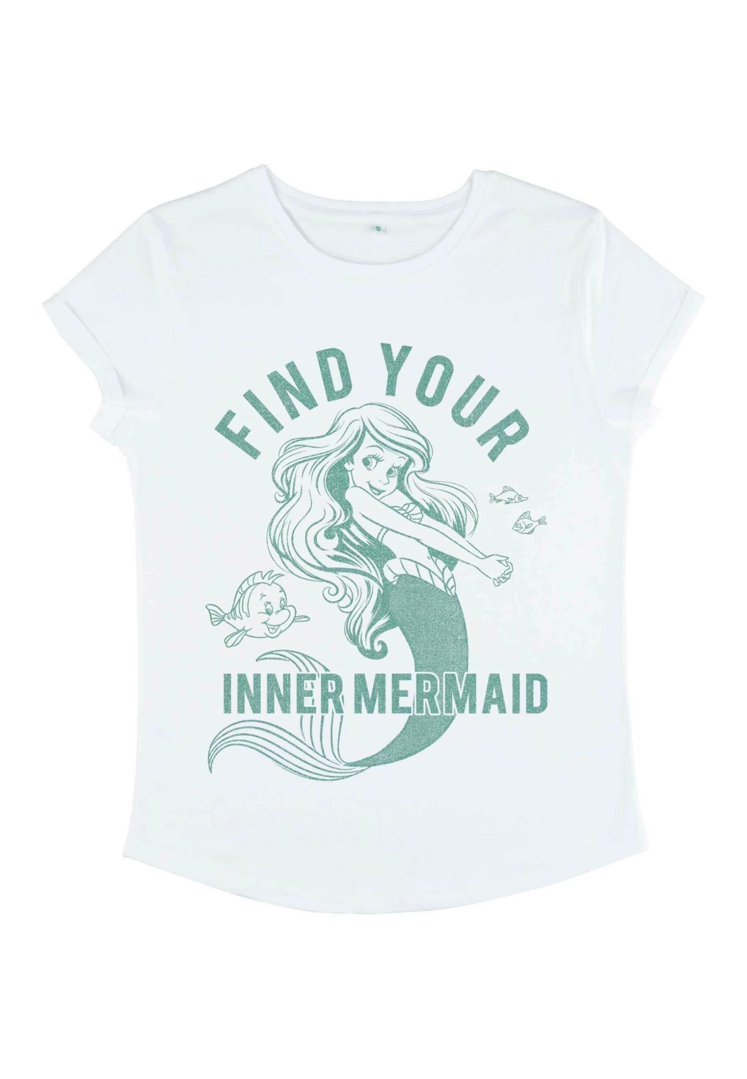 Disney The Little Mermaid Spirit Animal - T-Shirt Print - White 5 Disney The Little Mermaid Spirit Animal - T-Shirt Print - White - Afbeelding 5