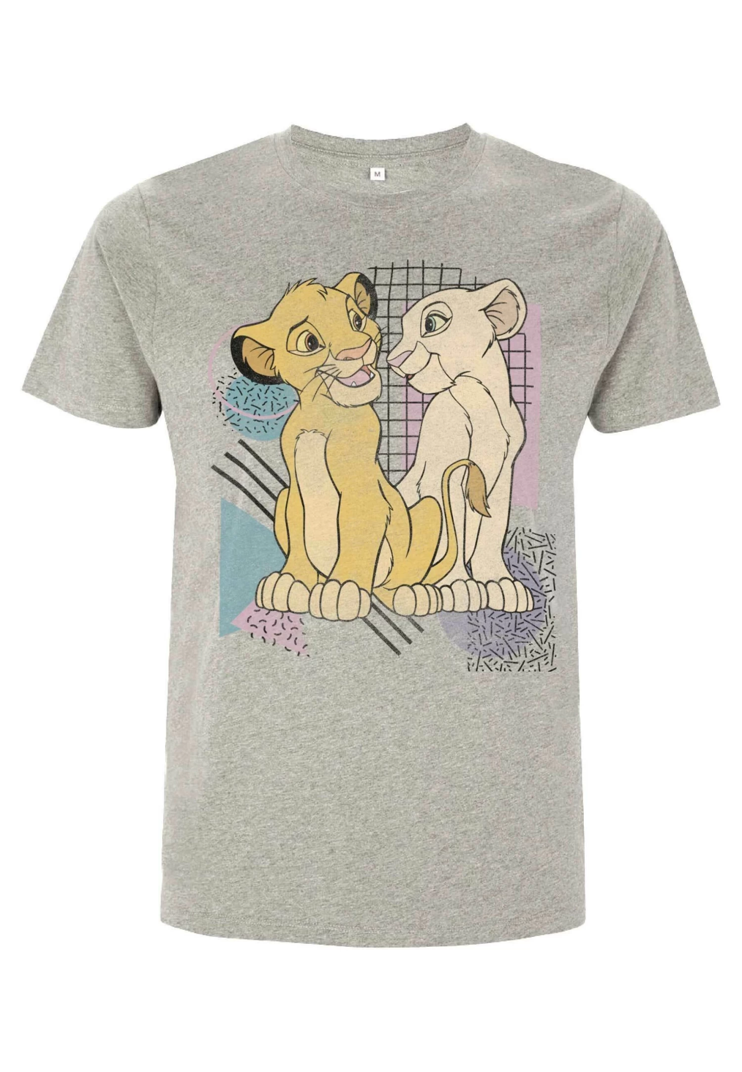 Disney The Lion King Lion King Nostalgia - T-Shirt Print - Melange Grey 1 Disney The Lion King Lion King Nostalgia - T-Shirt Print - Melange Grey