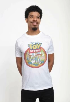 Disney Toy Story 1-3 Group Toys Unisex - T-Shirt Print - White -Mode Verkoop 08a2dcfe4aa146d68ec516c4f6a7aa31