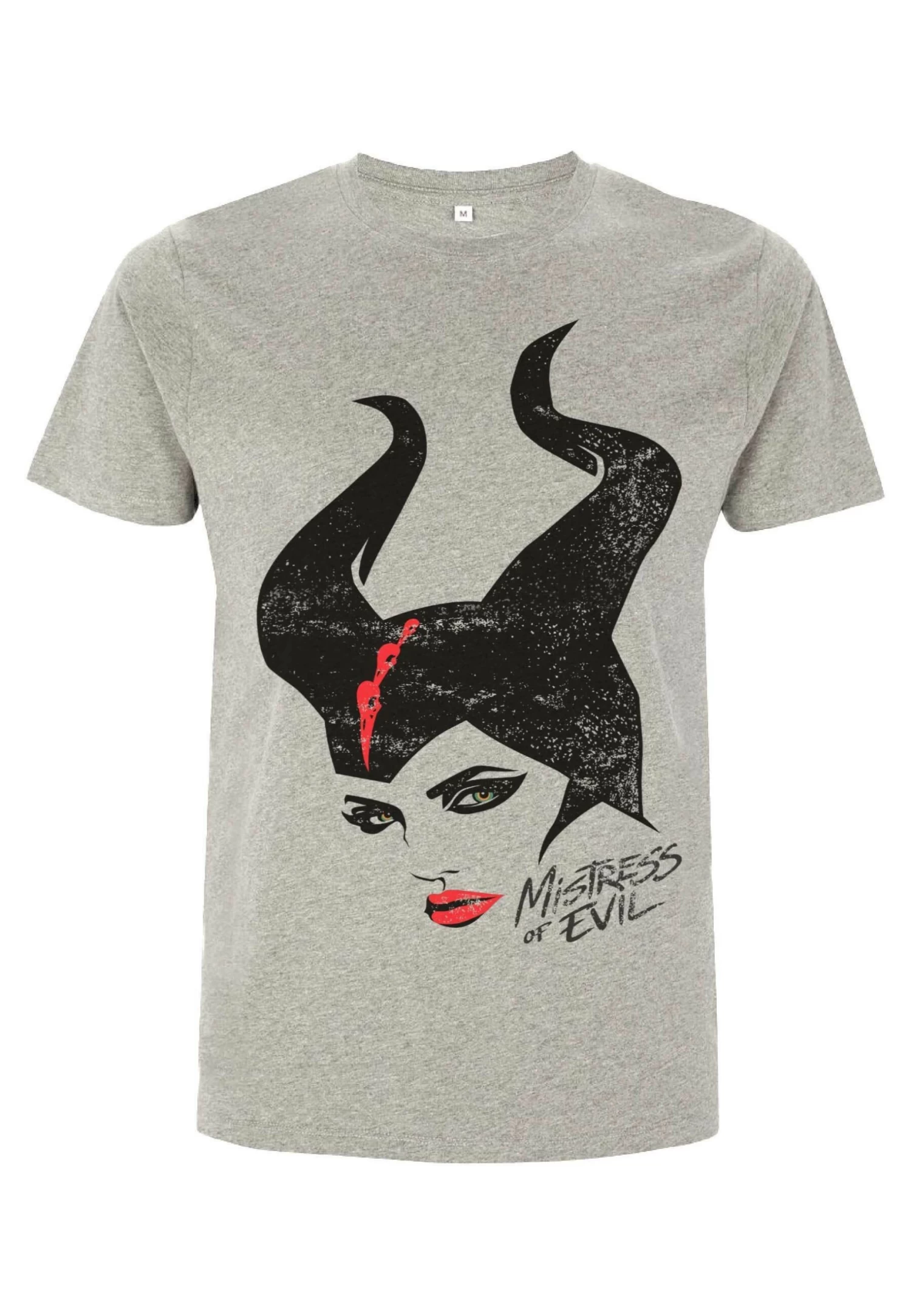 Disney Maleficent: Mistress Of Evil Mal Evil Unisex - T-Shirt Print - Melange Grey 4 Disney Maleficent: Mistress Of Evil Mal Evil Unisex - T-Shirt Print - Melange Grey - Afbeelding 4