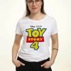 Disney Toy Story Full Color Logo - T-Shirt Print - White