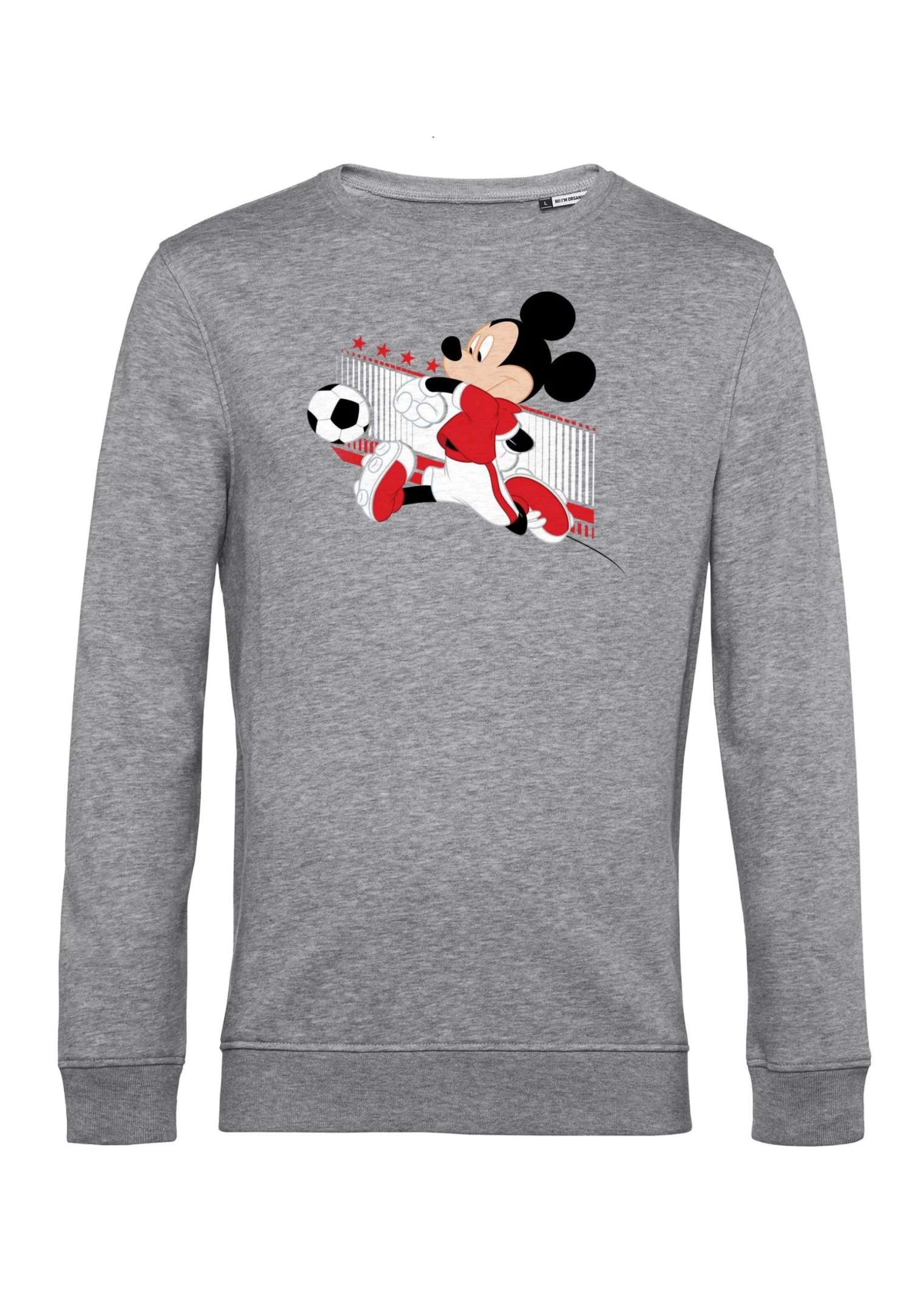 Disney Classic Mickey Canada Kick - Sweater - Heather Grey 4 Disney Classic Mickey Canada Kick - Sweater - Heather Grey - Afbeelding 4