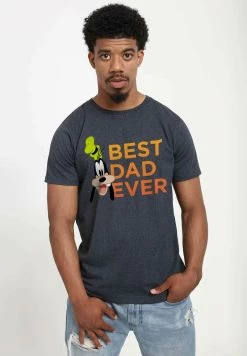 Disney Mickey Classic Best Goof Unisex - T-Shirt Print - Melange Black