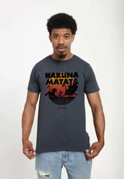 Disney The Lion King Hakuna Silos Unisex - T-Shirt Print - Melangeblack -Mode Verkoop 0e26eeeae3454bdd9099fe1bb5e99163