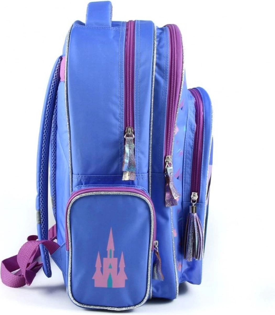 Disney Frozen Frozen Anna & Elsa Rugtas - Frozen Rugzak - Schooltas Frozen - Meisjes Kinder Rugtas - 19 Liter - 3 Vakken - A4-Map Formaat 2 Disney Frozen Frozen Anna & Elsa Rugtas - Frozen Rugzak - Schooltas Frozen - Meisjes Kinder Rugtas - 19 Liter - 3 Vakken - A4-Map Formaat - Afbeelding 2