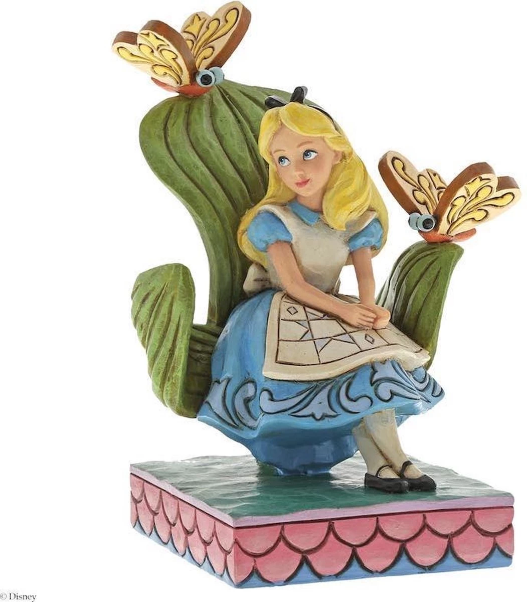 Disney Beeldje - Traditions Collectie - Curiouser And Curiouser - Alice In Wonderland 1 Disney Beeldje - Traditions Collectie - Curiouser And Curiouser - Alice In Wonderland