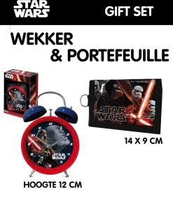 Disney Star Wars Giftset Wekker Met Portefeuille