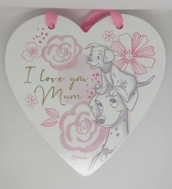 Disney Hart Hanger 101 Dalmatiërs "I LOVE YOU MUM" - 16 Cm -Mode Verkoop 1095x1200