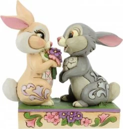 Disney Traditions Beeldje Bunny Bouquet 10cm