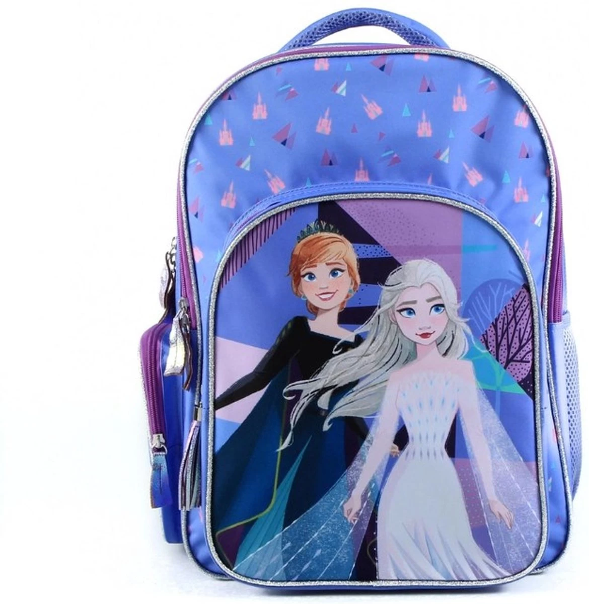 Disney Frozen Frozen Anna & Elsa Rugtas - Frozen Rugzak - Schooltas Frozen - Meisjes Kinder Rugtas - 19 Liter - 3 Vakken - A4-Map Formaat 1 Disney Frozen Frozen Anna & Elsa Rugtas - Frozen Rugzak - Schooltas Frozen - Meisjes Kinder Rugtas - 19 Liter - 3 Vakken - A4-Map Formaat