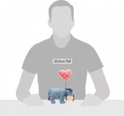 Disney Beeldje - Traditions Collectie - Eeyore With A Heart Balloon / Iejoor Met Een Ballon -Mode Verkoop 1200x1122