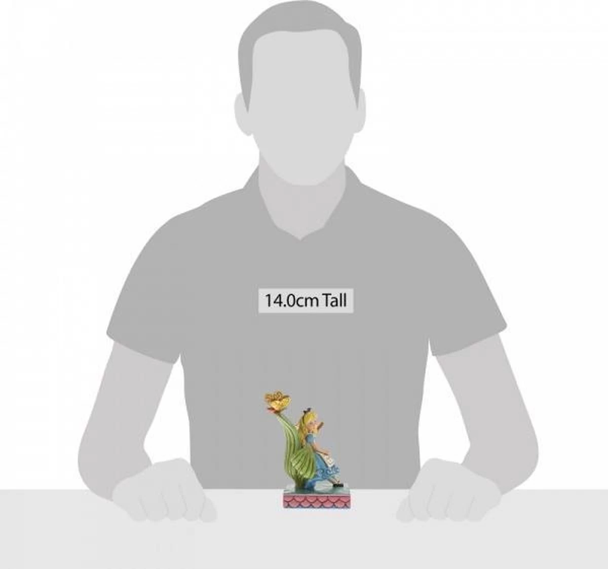 Disney Beeldje - Traditions Collectie - Curiouser And Curiouser - Alice In Wonderland 7 Disney Beeldje - Traditions Collectie - Curiouser And Curiouser - Alice In Wonderland - Afbeelding 7