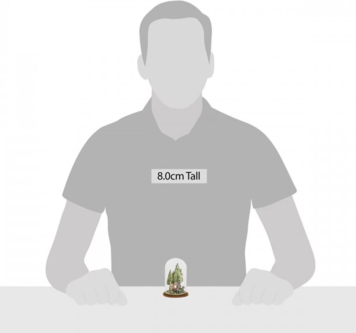 Enchanting Disney Collection - Bambi - Woodland Wonder - Glazen Stolp 3 Enchanting Disney Collection - Bambi - Woodland Wonder - Glazen Stolp - Afbeelding 3