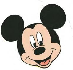 Disney Kussen Junior Mickey Mouse 35 Cm Polyester Zwart/beige