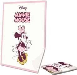 Disney Minnie Mouse Classic - Zijdezacht Plaid - 130 X 160 Cm - Multi