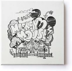 Disney - Canvas Set Van 3 - Mickey Mouse Sketch - 3x 30x30cm 9 Disney - Canvas Set Van 3 - Mickey Mouse Sketch - 3x 30x30cm -Mode Verkoop 1200x1170 5