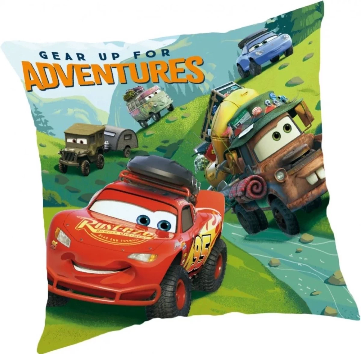 Disney Cars Sierkussen - 40 X 40 Cm 1 Disney Cars Sierkussen - 40 X 40 Cm