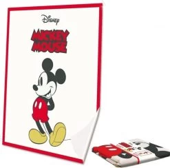 Disney Mickey Mouse Classic - Zijdezacht Plaid - 130 X 160 Cm - Multi