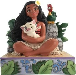 Moana With Pua And Hei Hei Figurine