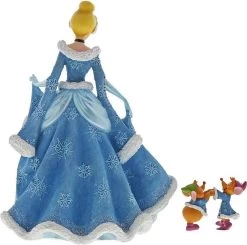 Disney Beeldje - Showcase Collectie - Christmas Cinderella With Jaq & Gus - Kerstmis Assepoester Met Tom & Pieter -Mode Verkoop 1200x1192 1
