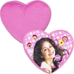 Disney Soy Luna - Kussen - Roos - Hart - 37 X 30 Cm
