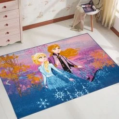 Disney Frozen 2 Speelkleed - Officieel Gelicentieerd - 95x133 Cm - Vloerkleed - Speeltapijt