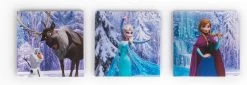 Disney - Canvas Set Van 3 - Frozen - 3x 30x30 Cm