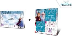 Disney Frozen II Set Kaders - Dubbele Fotokader + Houten Fotokader- Elsa-Anna- Frozen 2
