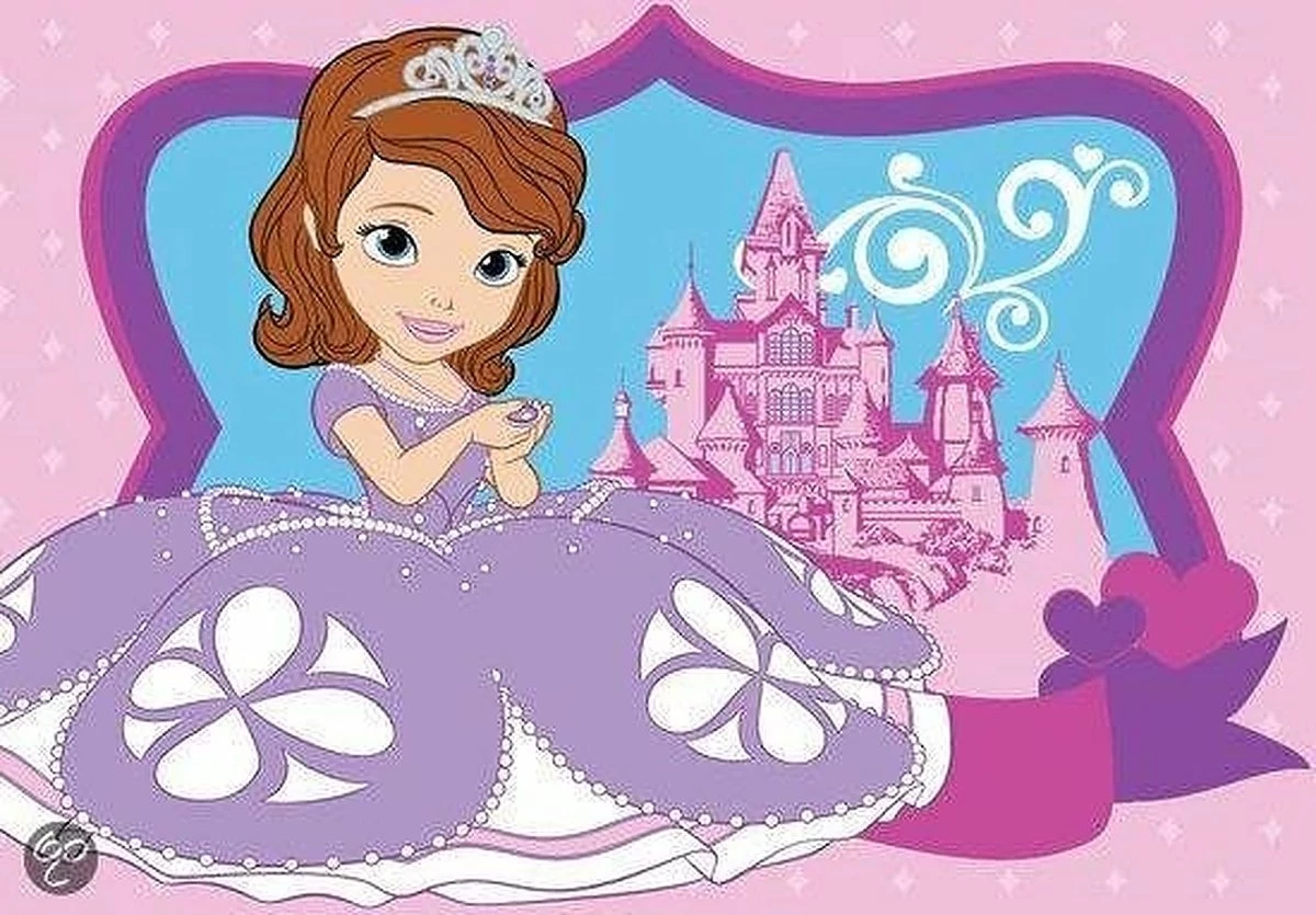 Disney Sofia The First Speelkleed - Officieel Gelicentieerd - 95x133 Cm - Vloerkleed - Speeltapijt 2 Disney Sofia The First Speelkleed - Officieel Gelicentieerd - 95x133 Cm - Vloerkleed - Speeltapijt - Afbeelding 2