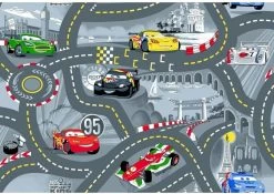 Disney Cars 97 Speelkleed - Officieel Gelicentieerd - 95x133 Cm - World Of Cars II- Grijs - Vloerkleed - Speeltapijt -Mode Verkoop 1200x849