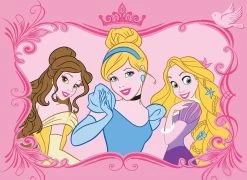 Disney Princess Timeless Elegance Speelkleed - Officieel Gelicentieerd - 95x133 Cm - Roze - Vloerkleed - Speeltapijt -Mode Verkoop 1200x876