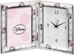 DISNEY P/FRAME + ALARM CLOCK MINNIE PINK