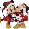 Disney Showcase Collection Christmas Mickey And Minnie Mouse Figurine