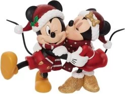 Disney Showcase Collection Christmas Mickey And Minnie Mouse Figurine