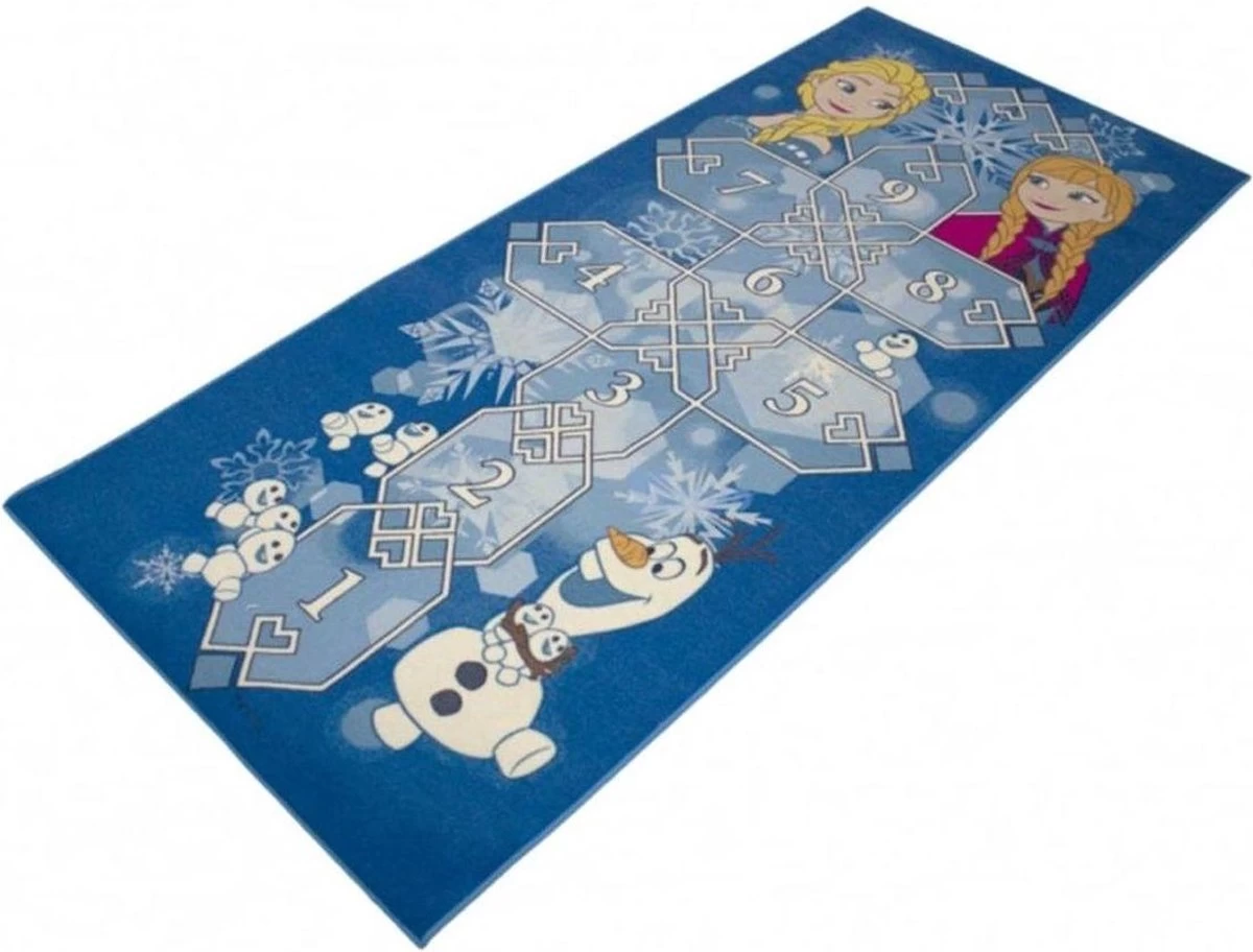 Disney Frozen Hinkelspel 77 Speelkleed - Officieel Gelicentieerd - 95x200 Cm - Blauw - Vloerkleed - Speeltapijt 2 Disney Frozen Hinkelspel 77 Speelkleed - Officieel Gelicentieerd - 95x200 Cm - Blauw - Vloerkleed - Speeltapijt - Afbeelding 2
