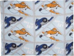 Planes Fleece Deken - Disney Plane Plaid - 150 X 120 Centimeter