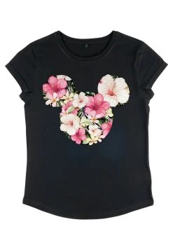 Disney Classic Mickey Tropical Mouse - T-Shirt Print - Black -Mode Verkoop 14e7b8b012964c6da72a74fd63a14c79