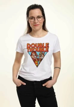 Disney Mickey Mouse And Friends Chip 'N Dale Buddy R - T-Shirt Print - White