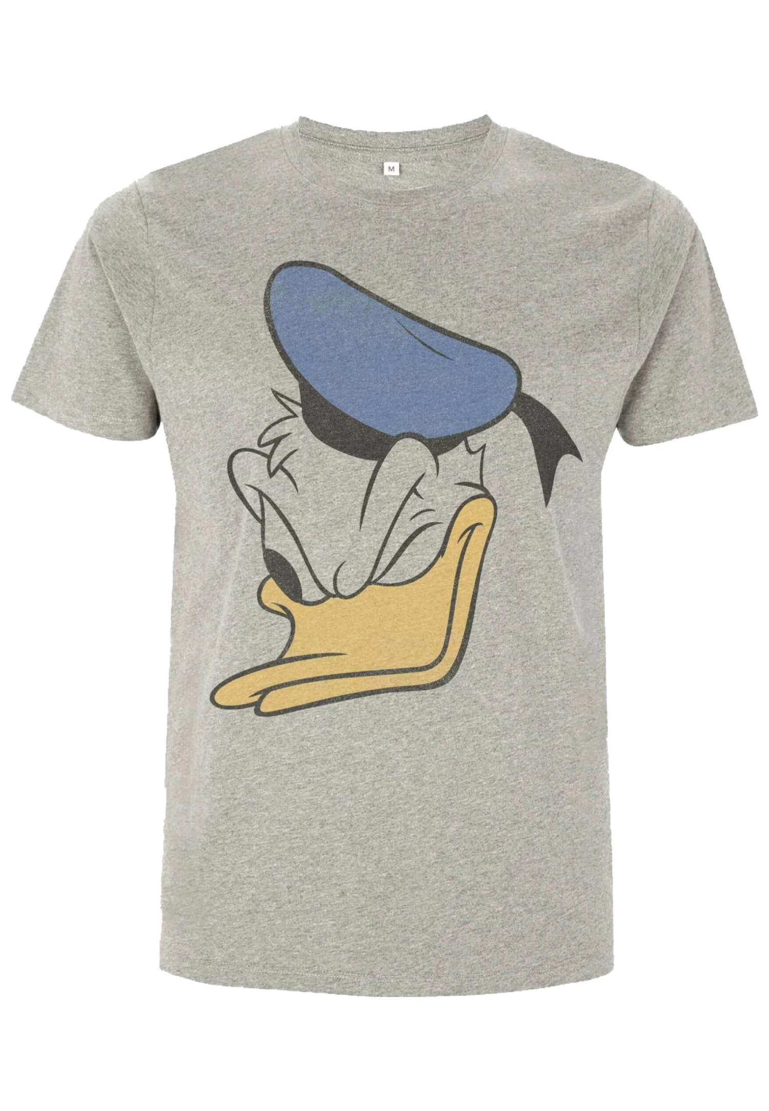 Disney Classic Mickey Donald Face Unisex - T-Shirt Print - Melange Grey 4 Disney Classic Mickey Donald Face Unisex - T-Shirt Print - Melange Grey - Afbeelding 4