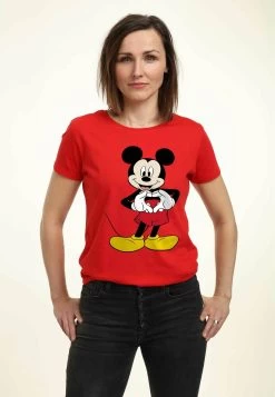 Disney Classic Mickey Mickey Love - T-Shirt Print - Red
