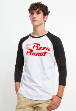 Disney Toy Story Pizza Planet - Longsleeve - White Black -Mode Verkoop 17c30b475cd04d1f8d7e7870a9c776f2