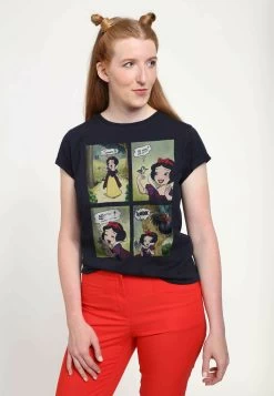 Disney Snow White Signing Snow - T-Shirt Print - Navy Blue -Mode Verkoop 1c97ec18255c40ad95894903b90ed416