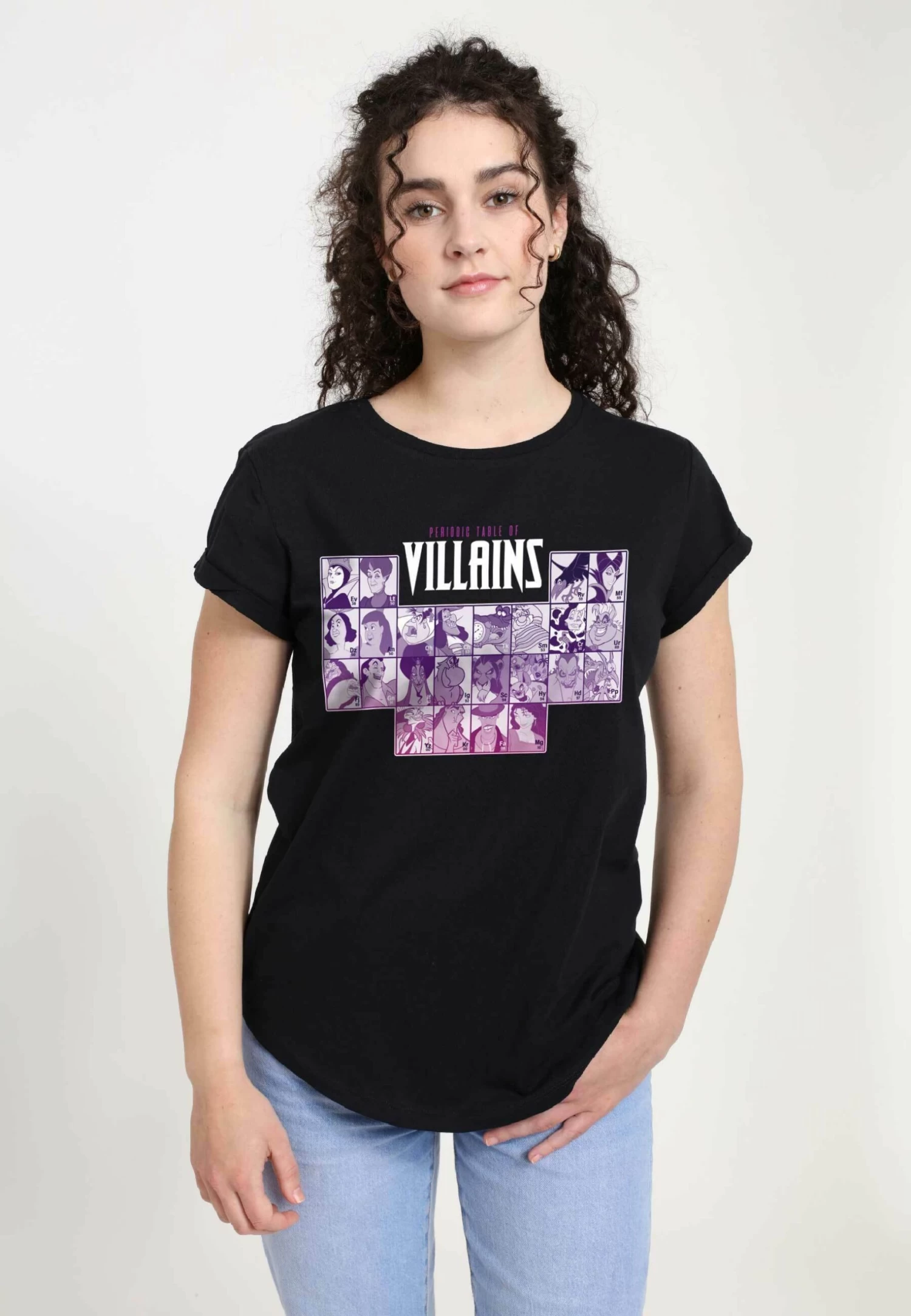 Disney Villains Periodic Villains - T-Shirt Print - Black 1 Disney Villains Periodic Villains - T-Shirt Print - Black