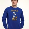 Disney Classic Mickey Donald Duck - Sweater - Royal Blue