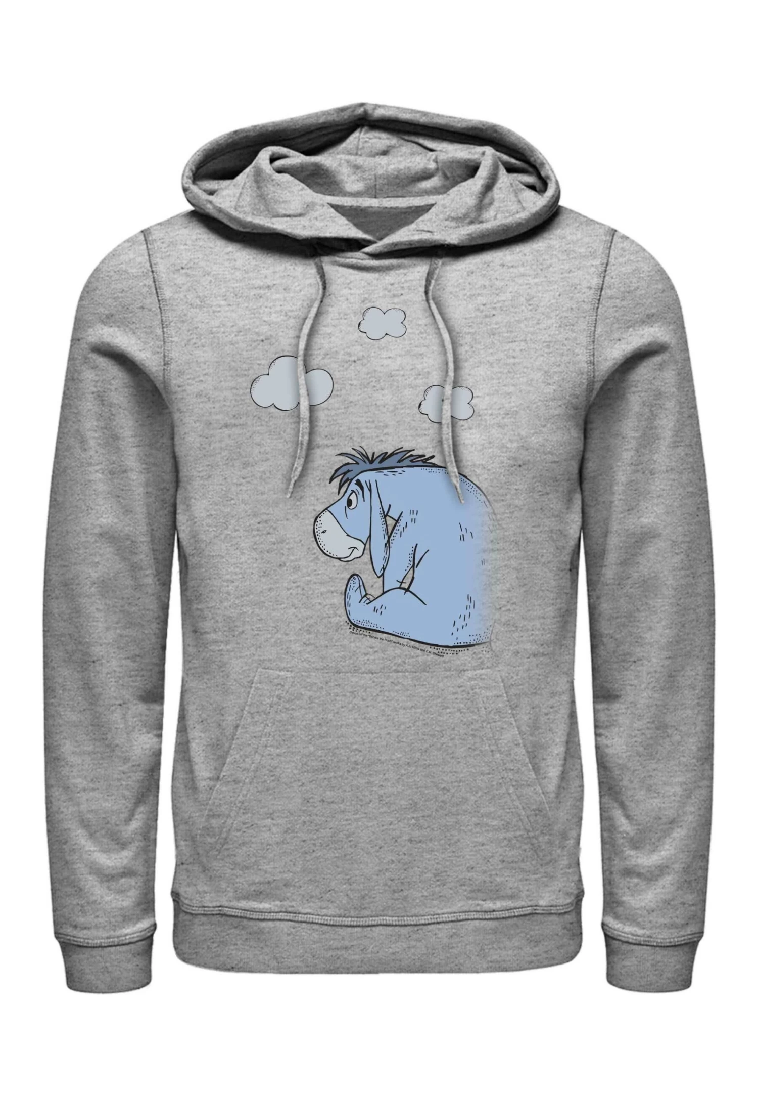 Disney Winnie The Pooh Cloudy Eeyore - Hoodie - Melange Grey 1 Disney Winnie The Pooh Cloudy Eeyore - Hoodie - Melange Grey