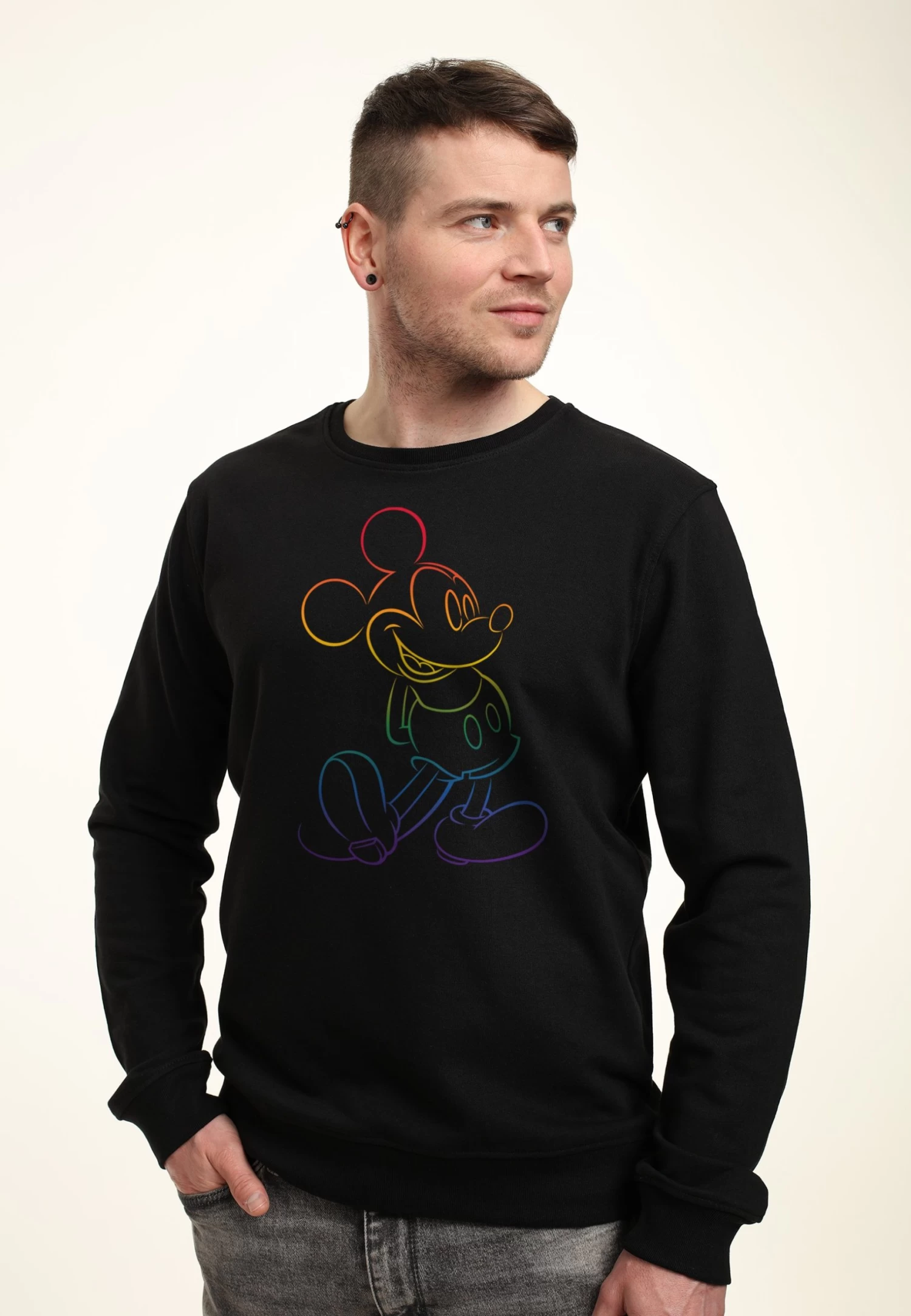 Disney Mickey Mouse Big Pride - Sweater - Black 1 Disney Mickey Mouse Big Pride - Sweater - Black