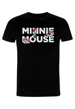 Disney Mickey Classic Minnie Stack - T-Shirt Print - Black